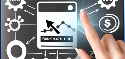 Rank math pro : et uvurderlig verktøy for seo – illustrasjon