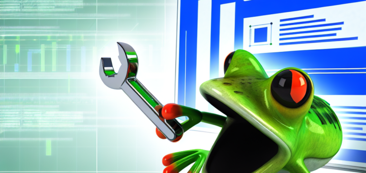 Screaming frog seo spider : raskt og avansert seo audit verktøy – illustrasjon