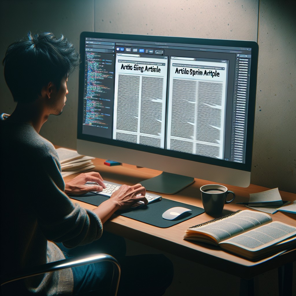 Article spinning 2 Article spinning 1